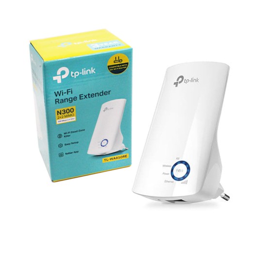 TP-LINK WA850RE WI-FI RANGE EXTENDER 300MBPS WHITE